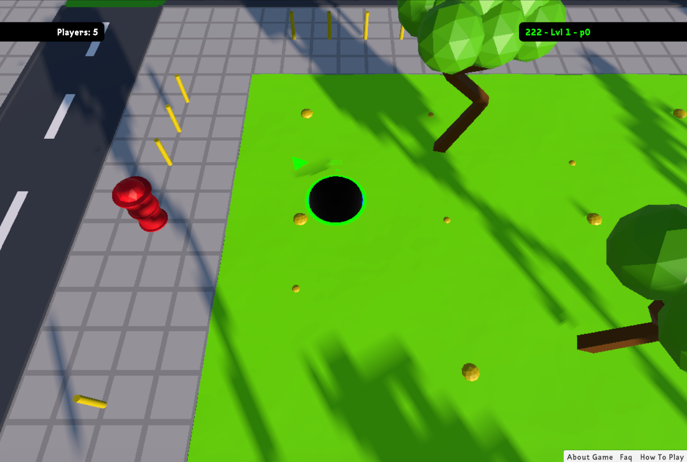 Madness Hole Game Screenshot