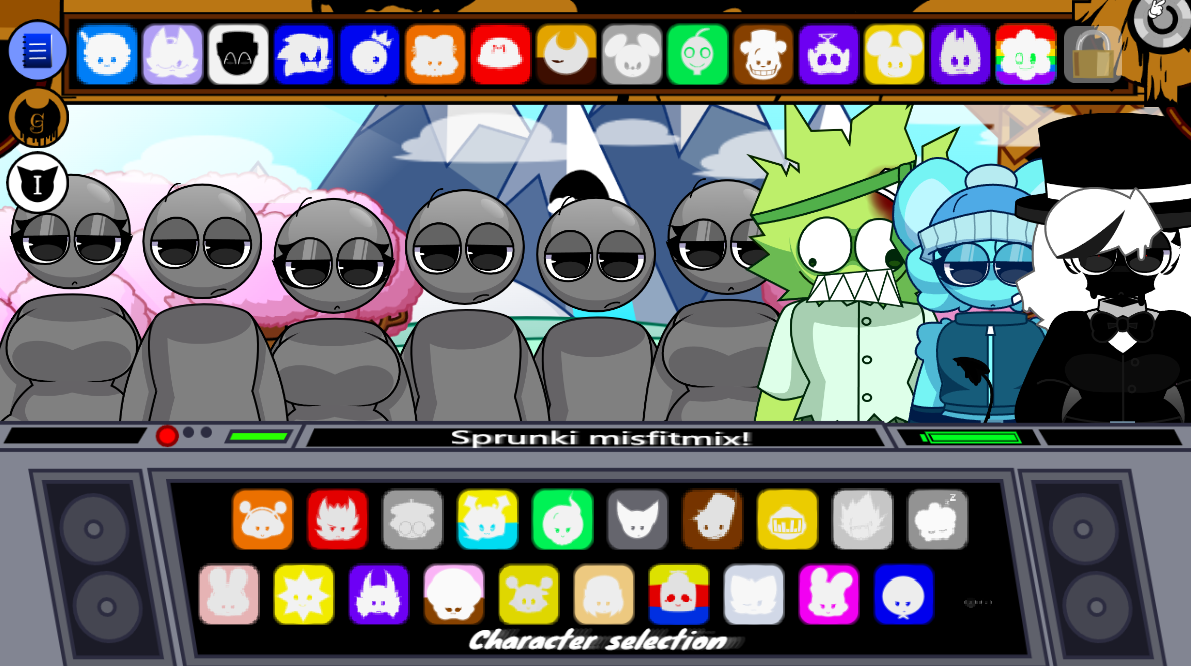 Sprunki MisfitMix 2 Game Screenshot